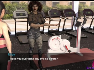 Slave U E26 - Mei Facesits me while Biking in the Gym