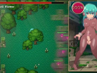 Mage Kanade's Futanari Dungeon Quest - Facing a succubus with hude breasts and booty