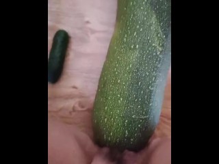 zucchini and cucumber fun