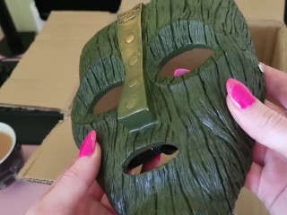 Brunette Recieves Mysterious Mask in Mail, Turns into She-Mask (Episode one)