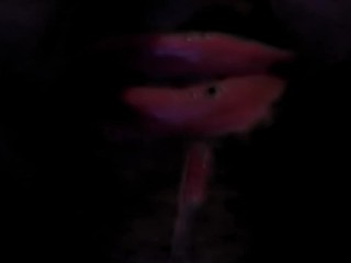 Playing With Pink Lipstick in the Dark (Funny Video Only )