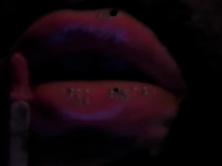 Playing With Pink Lipstick in the Dark (Funny Video Only )