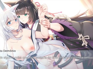 Living together with Fox Demon - Two girls having sex for the first time fox girl with cat girl