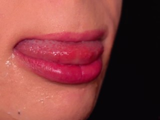 CLOSE UP: BEST Juicy LIPS Sucking Your DIRTY STINKY COCK! You will CUM TWICE! CUM PLAY! BLOWJOB