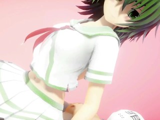 Kiso Kantai Collection Hentai Cowgirl Position Sex and Dance Undress MMD 3D Green Hair Color Edit