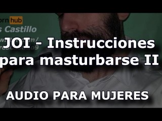 JOI #2 - Instrucciones para masturbarse (sabanas) - Audio para MUJERES - Voz de hombre - España ASMR