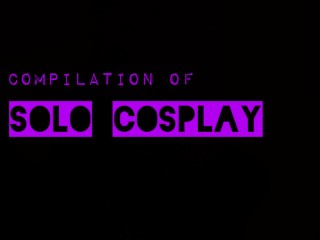 KERA BEAR Takes HUGE Dick Dressed as Snow White, Belle, Mikasa, Princess Peach & Slave Leia