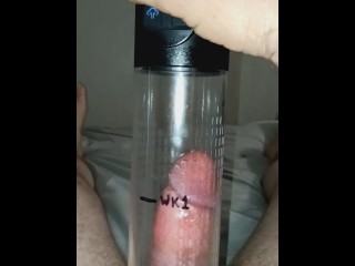 Using automatic penis pump on my small penis 2nd week results
