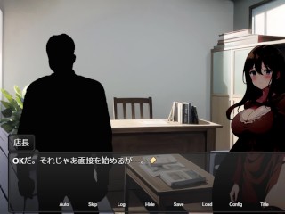 【#07 新妻クロエが堕ちるまで(体験版)実況】クロエが言葉責めしながら乳首舐め手コキ・授乳手コキ・足コキで客を射精させたりフェラしたり(ファンタジーRPG巨乳人妻NTR同人エロゲー・抜きゲー )