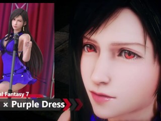 Final Fantasy 7 - Tifa (New Version) × Purple Dress - Lite Version