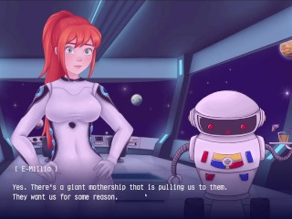 Space Paws #7 - Visual novel gameplay - fucking in oasis