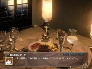 【#03 SLGRPGエロゲー黒の征服王(体験版)実況】ショート地味めがね爆乳女ドワーフの両おっぱい揉みながら中出しセックスしてしまい・・(ファンタジー同人エロゲー hentai game)