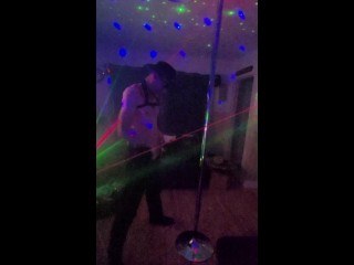 Dancing pole cowboy