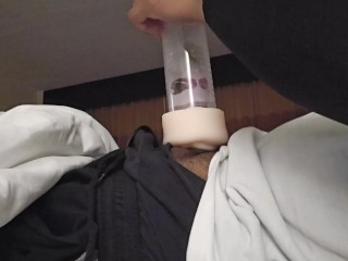 Testing my new penis pump