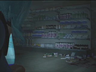 Сексуальная Клер Редфил из Resident Evil 2 гуляет голышом треся своими сиськами_Sexy Big Ass Chubby