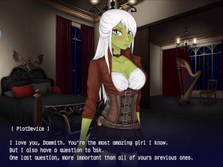 Space Paws #12 - Visual novel gameplay - Lacertan path ending