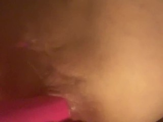 MadDolly putting my pink rabbit in my ass and openmy pussy