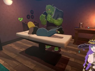 Techniques that left Her Breathless in Orc Massage / Gameplay 2 / VTuber