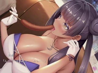 【#09 ソープランドのはっしゃくさま実況(体験版)】褐色爆乳美女宝香ちゃんに疑似フェラ見せられて興奮してしまい・・(爆乳爆尻風俗嬢エロゲー モーションアニメ Hentai game)