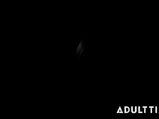 CUSTOMER SERVICE - Huge Tits Futanari Babe Creampies Boss With Her Big Cock To Save Her Employees