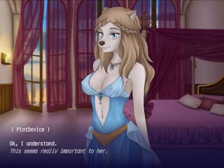 Space Paws #17 - Visual novel gameplay - Roselyn ending