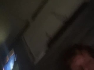 College teen shows off abs and jerks