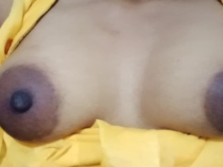 Incredibly Beautiful TEENA show her amazing tits ,Best Homemade Video