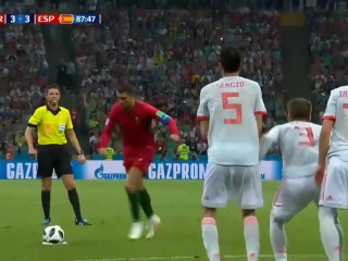 Cristiano Ronaldo Portugal vs España Mundial 2018