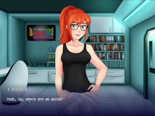 Space Paws #20 - Visual novel gameplay - Alison loves me