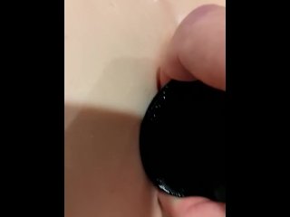 Large Butt Plug Removal and Anal Gape