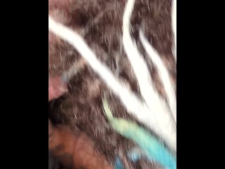 Threesome sucking two dicks at once bbw PAWG POV