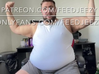 FAT STEP DAD: WEIGHT GAIN JOI (FEEDEE BELLY)