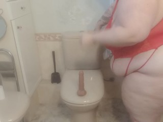 Chubby bbw riding your cock and moaning like crazy