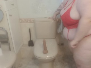 Chubby bbw riding your cock and moaning like crazy