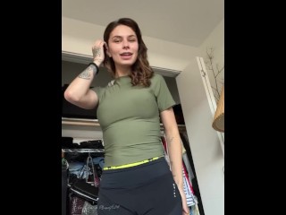 Hoping to get a FUCK at the gym. Horny VLOG