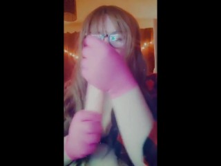 Solo BJ and Titty play with Medical Gloves (viewer request)