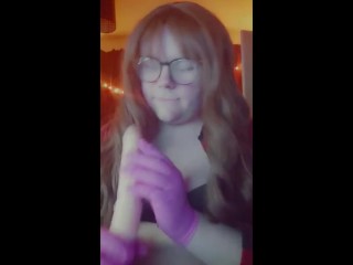 Solo BJ and Titty play with Medical Gloves (viewer request)