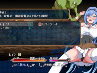 【#05エロゲー ナイトメアナイト~聖なる騎士と堕欲の魔術(体験版)実況】賊にセルフパイズリで顔射されたりゴブリンに舐められたり顔面騎乗フェラされたり・・・(ファンタジーRPG同人エロゲー)