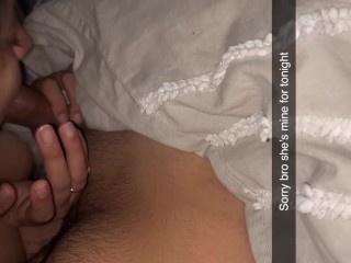 Cheating gf’s bull sends Snapchat to her bf