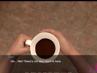 Slave U E36 - Mei makes me Dink her Morning Pee to Wake me Up!