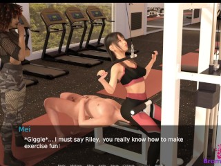 Slave U E37 - I Lick Mei’s Pussy and she Facesits me at the gym