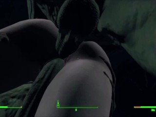 Fallout 4 Animated Sex Game AAF Sex Mods with 3D Animation Porn: Piper Double Fucked Monster Sex