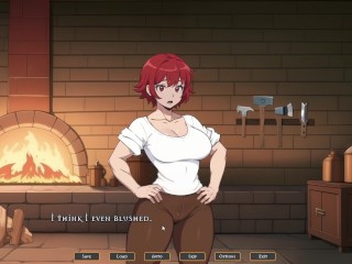 Tomboy: Love in Hot Forge #4 - Visual novel gameplay - Getting nice apology from brigid