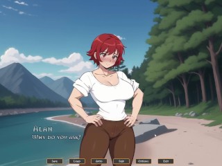 Tomboy: Love in Hot Forge #4 - Visual novel gameplay - Getting nice apology from brigid