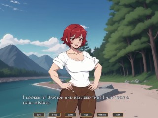 Tomboy: Love in Hot Forge #4 - Visual novel gameplay - Getting nice apology from brigid