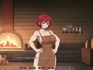 Tomboy: Love in Hot Forge #4 - Visual novel gameplay - Getting nice apology from brigid