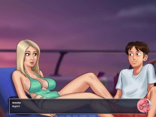 Summertime saga #112 - A good blowjob from my wealthy neighbor