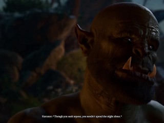 Drow Elf Facefucked by Orc Cock