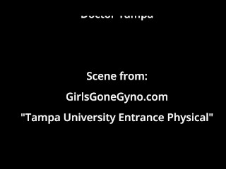 Freshman Jasmine Rose Gets Hitachi Magic Wand Orgasms By Doctor Tampa During Physical 4 College