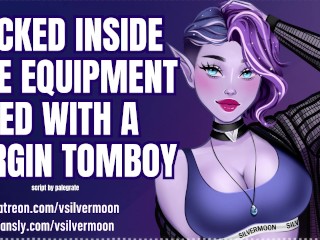 Locked in the Equipment Shed with a Virgin Bi-Curious Tomboy [Audio Porn] [ASMR Roleplay]